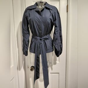 Odeeh Navy Belted Sash Top 8 (40eu)